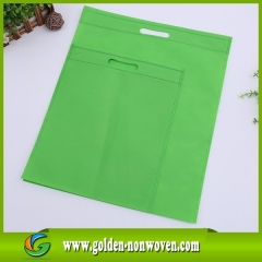 Degradable ECO Friendly Heat Press no tejido D Cut Bag hecho por Quanzhou Golden Nonwoven Co.,ltd