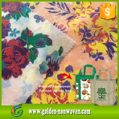 Impresión logo no tejida bolsa de tela hecho por Quanzhou Golden Nonwoven Co.,ltd
