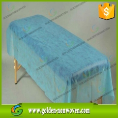 Sms pp spunbond no tejida para sábanas desechables hecho por Quanzhou Golden Nonwoven Co.,ltd
