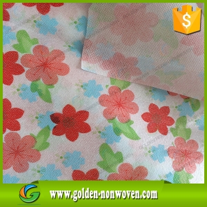 TNT Tablecloth with Custom Full Color Printing made by Quanzhou Golden Nonwoven Co.,ltd