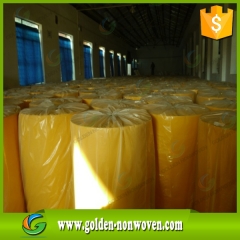 Tnt hilado tejido no tejido / 100% biodegradable pp no ​​tejido hecho por Quanzhou Golden Nonwoven Co.,ltd