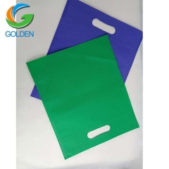 bolsa de tela no tejida troquelada, 100% polipropileno bolsa de tela no tejida cortada d hecho por Quanzhou Golden Nonwoven Co.,ltd