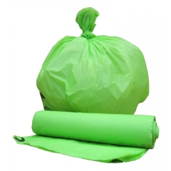 Bolso promocional 100% biodegradable del bolso de la camiseta del polybag del pla hecho por Quanzhou Golden Nonwoven Co.,ltd